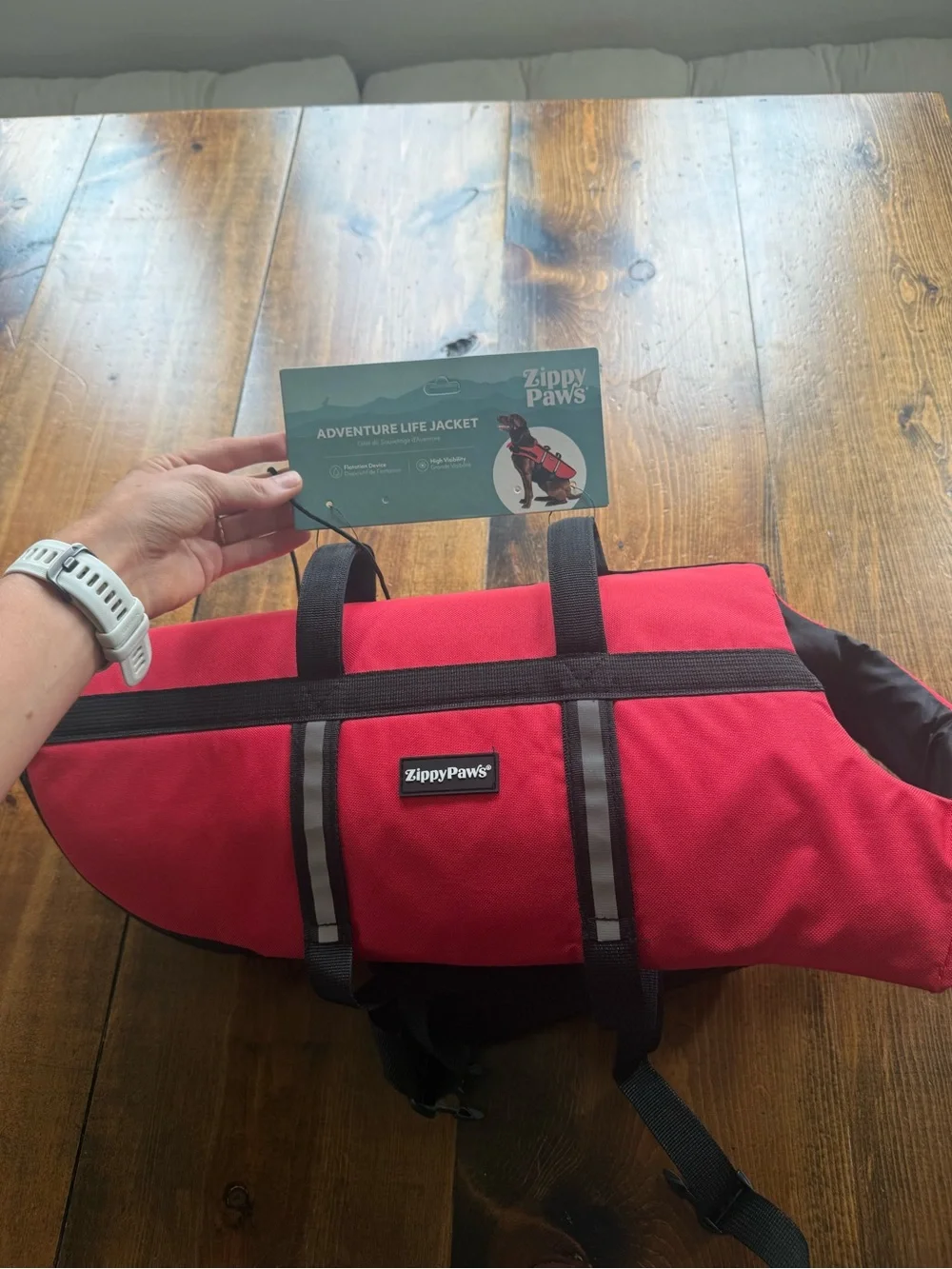 Red Adventure Life Jacket for Dogs